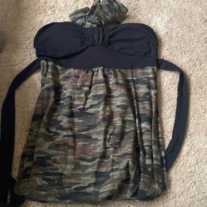 Camo maxi dress